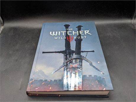 WITCHER 3 COLLECTORS EDITION HARDCOVER GUIDE BOOK - EXCELLENT CONDITION