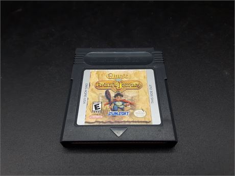 QUEST BRIAN'S JOURNEY - VERY GOOD CONDITION - GAMEBOY COLOR