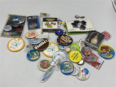 LOT OF COLLECTABLE PINS