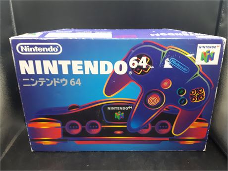 JAPANESE N64 CONSOLE IN BOX