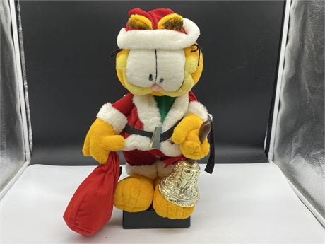 LARGE VINTAGE GARFIELD CHRISTMAS BATTERY OPERATED (20”)