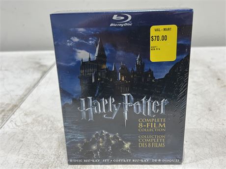 SEALED HARRY POTTER BLU RAY FILM COLLECTION