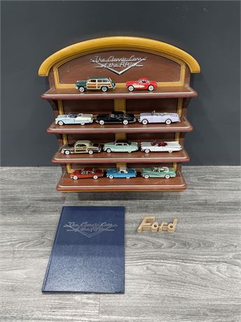 THE CLASSIC CARS OF THE 50’s COLLECTIONS ON DISPLAY (FRANKLIN MINT)