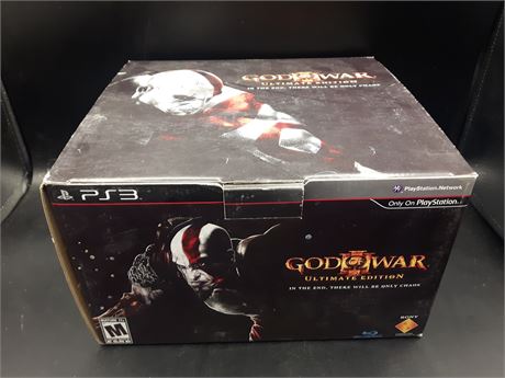 GOD OF WAR COLLECTORS EDITION - VERY GOOD CONDITION - PS3