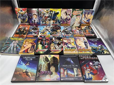LOT OF VHS/DVD JAPANESE ANIME
