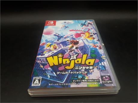 NINJALA (JAPAN - PLAYS IN ENGLISH) - VERY GOOD CONDITION - SWITCH