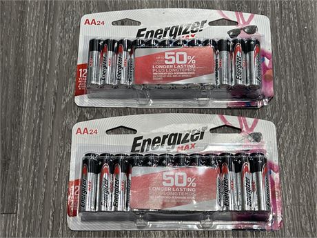 (NEW) ENERGIZER MAX AA24 BATTERY PACKS