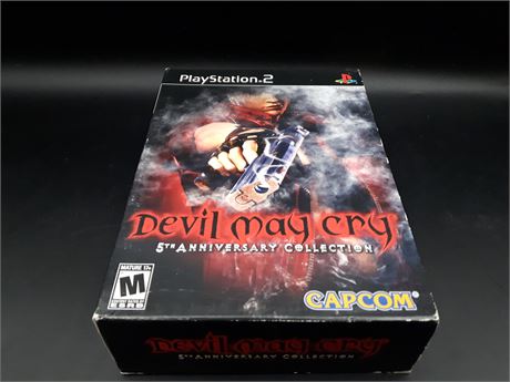 DEVIL MAY CRY 5TH ANNIVERSARY COLLECTION - CIB - EXCELLENT CONDITION - PS2