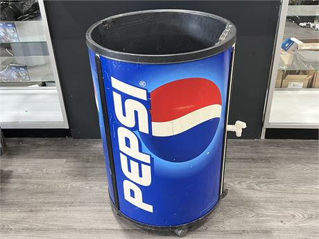 PEPSI ROLLING COOLER (35” tall)