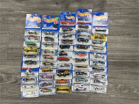 50 NEW HOT WHEELS COLLECTABLE CARS