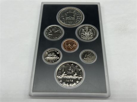 1978 COMMONWEALTH GAMES COIN SET W/SILVER DOLLAR