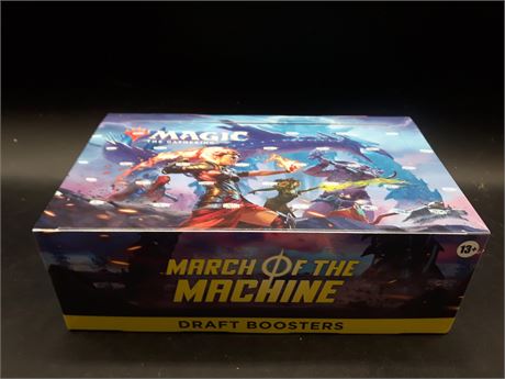 SEALED - MAGIC THE GATHERING MARCH OF MACHINE DRAFT BOOSTER BOX