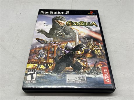 Urban Auctions - GODZILLA SAVE THE EARTH - PS2 (Works)