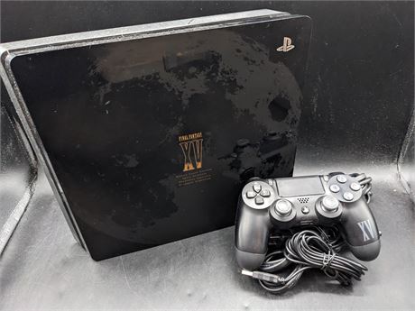 FINAL FANTASY LIMITED EDITION PS4 SLIM CONSOLE - VERY GOOD CONDITION