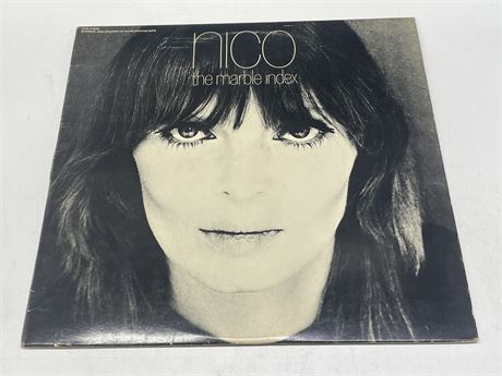 VERY CLEAN RARE COPY NICO - THE MARBLE INDEX - EXCELLENT (E)