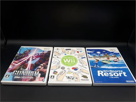COLLECTION OF JAPANESE WII GAMES - VERY GOOD CONDITION