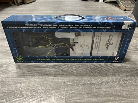 COBRA TOYS RC HELICOPTER NEW IN BOX