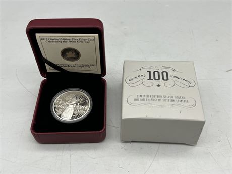 2012 RCM LIMITED EDITION CFL FINE SILVER COIN