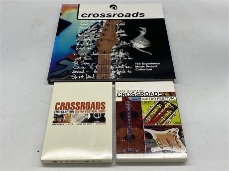 ERIC CLAPTON CROSSROADS SET - BOOK + 4 DVD’S