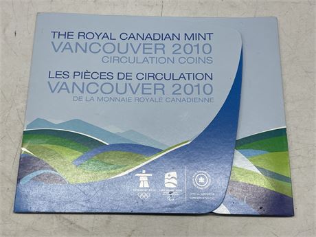 VANCOUVER 2010 OLYMPIC COIN SET