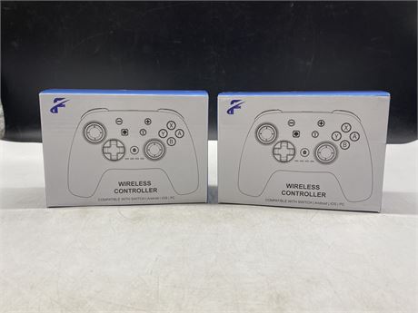 2 NEW WIRELESS CONTROLLERS FOR SWITCH/PC/PHONE