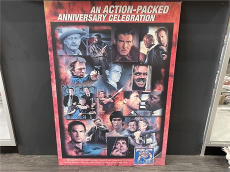 ACTION PACKED MOVIE PRINT (27”X40”)