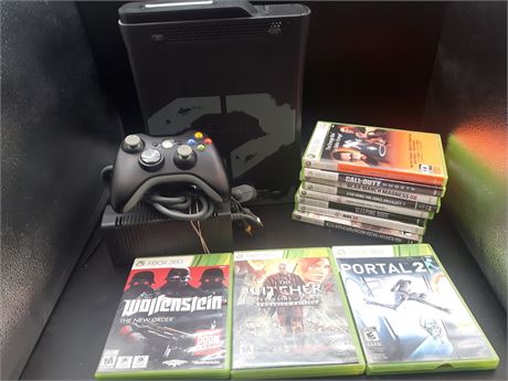 XBOX 360 CALL OF DUTY EDITION CONSOLE AND GAMES - VERY GOOD CONDITION