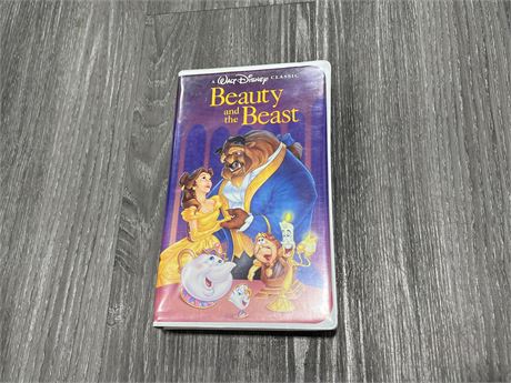 BEAUTY AND THE BEAST BLACK DIAMOND VHS