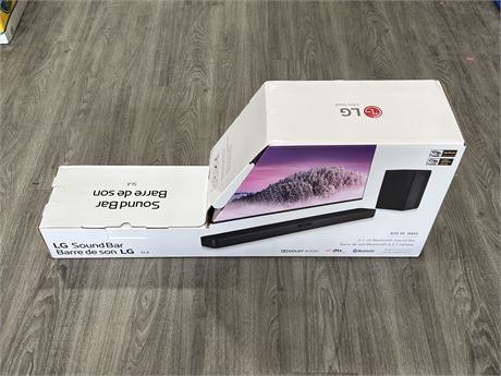 LG SOUNDBAR SL4 SET IN BOX - LIKE NEW