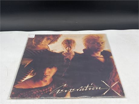 RARE EARLY BILLY IDOL - GENERATION X - EXCELLENT (E)