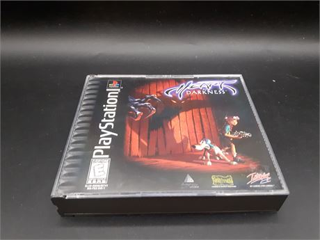 HEART OF DARKNESS - CIB - VERY GOOD CONDITION - PLAYSTATION ONE