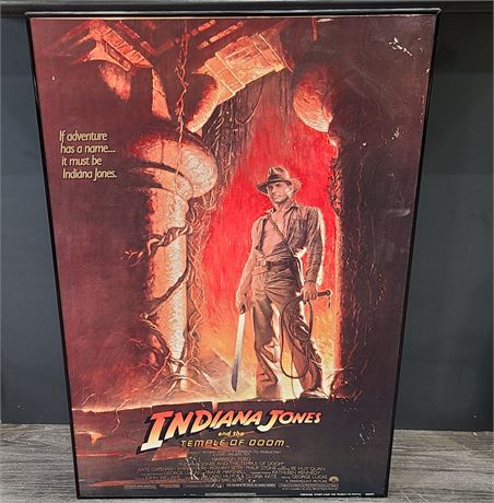 INDIANA JONES AND THE TEMPLE OF DOOM MOVIE POSTER PRINT (41"x27")