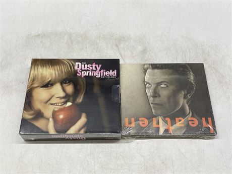 SEALED - DUSTY SPRINGFIELD ANTHOLOGY 3 CD SET & SEALED - DAVID BOWIE HEATHEN CD
