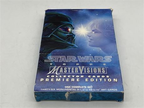 SET OF 36 STAR WARS MASTERVISION ART CARDS