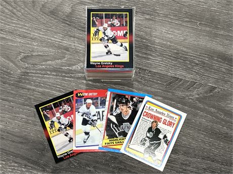 LOT OF 100 GRETZKY CARDS