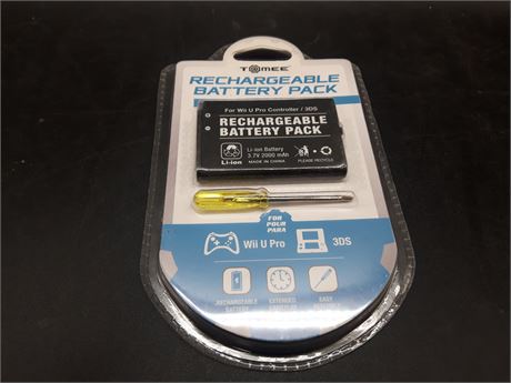 SEALED - 3DS / WII-U REPLACEMENT BATTERY PACK