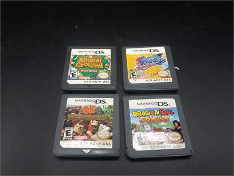 COLLECTION OF DS REPRODUCTION GAMES - VERY GOOD CONDITION
