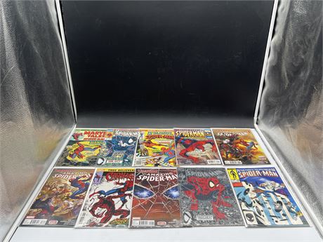 10 SPIDER-MAN COMICS