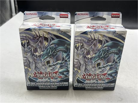 2 SEALED YU-GI-OH STRUCTURE DECK BOXES