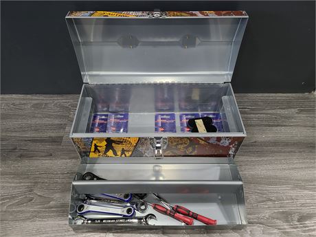 NEW TOOL BOX WITH TOOLS