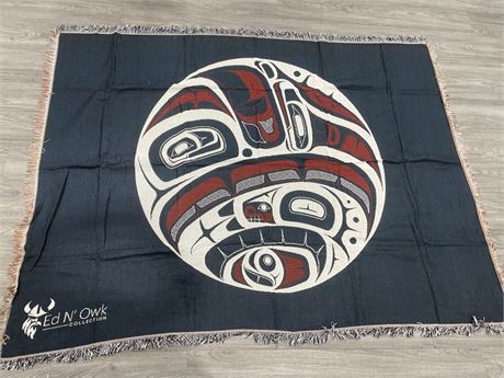 ED N’ OWK COLLECTION FIRST NATIONS BLANKET 83”x61”