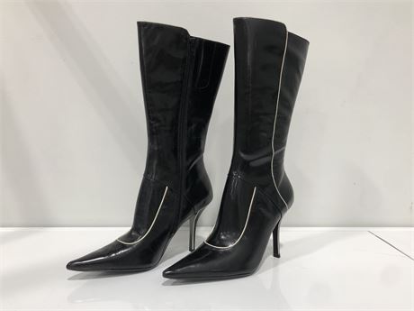NEW LADIES NINE WEST LEATHER BOOTS 7.5