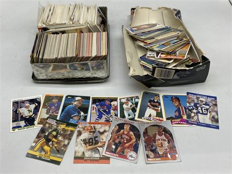 2 BOXES OF MISC SPORT CARDS (Majority NHL)