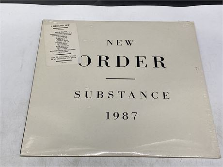 RARE SEALED - NEW ORDER - SUBSTANCE - 1987 PRESSING W/ HYPE STICKER