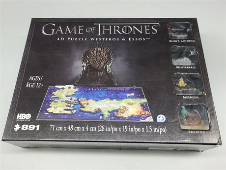 GAME OF THRONE 4D PUZZLES