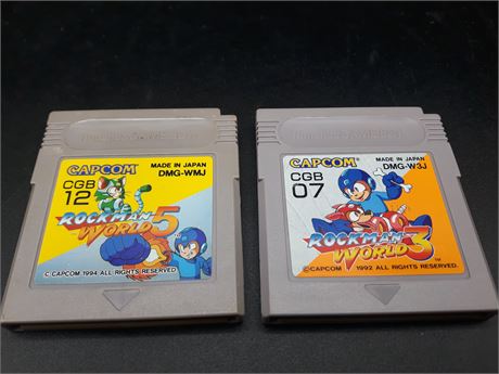 COLLECTION OF JAPANESE ROCKMAN GAMEBOY GAMES