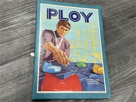 1970 “PLOY” STRATEGIC BOOK CASE GAME BY 3M