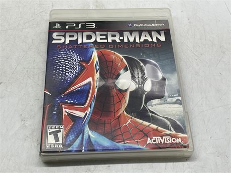 SPIDER-MAN SHATTERED DIMENSIONS - PS3
