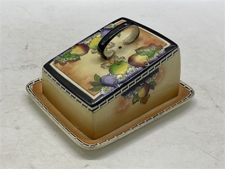 VINTAGE CROWN FORD CHEESE / BUTTER DISH - ENGLAND (6”X7”)
