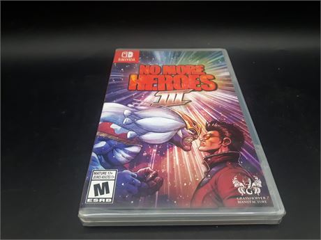 SEALED - NO MORE HEROES 3  - SWITCH